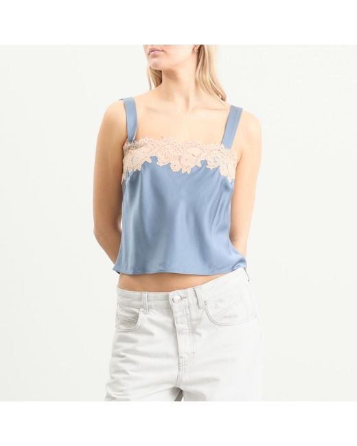Rixo Blue Vyonne Top