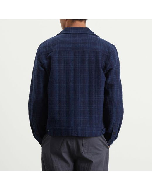 Folk Blue Chain Jacket for men