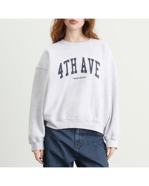 4th & Reckless White Avenue Sweatshirt