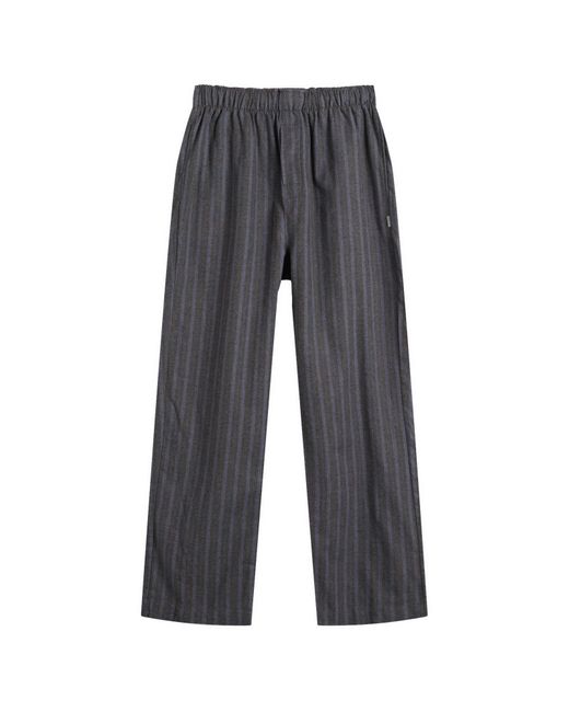 Calvin Klein Gray Flannel Pyjama Set for men