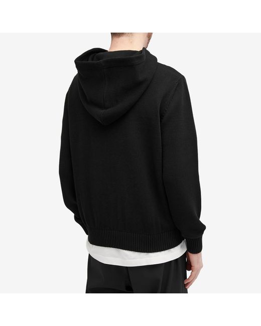 Palm Angels Black Classic Popover Hoody for men