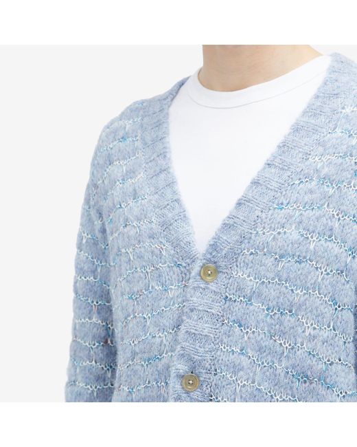 Corridor NYC Blue Raga Cardigan for men