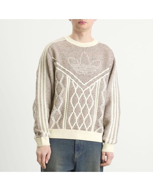 Adidas Brown Lunar New Year Sweater for men