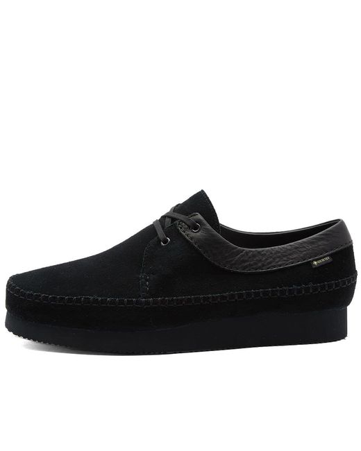 Clarks Black Weaver Gore-Tex for men