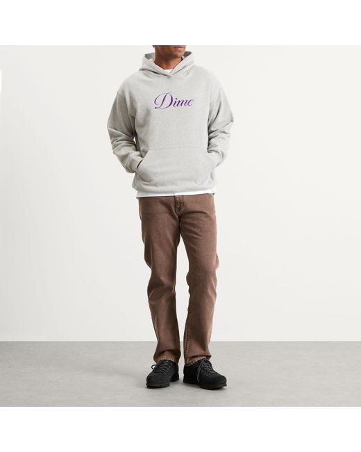 Dime Brown Straight Denim Pants for men