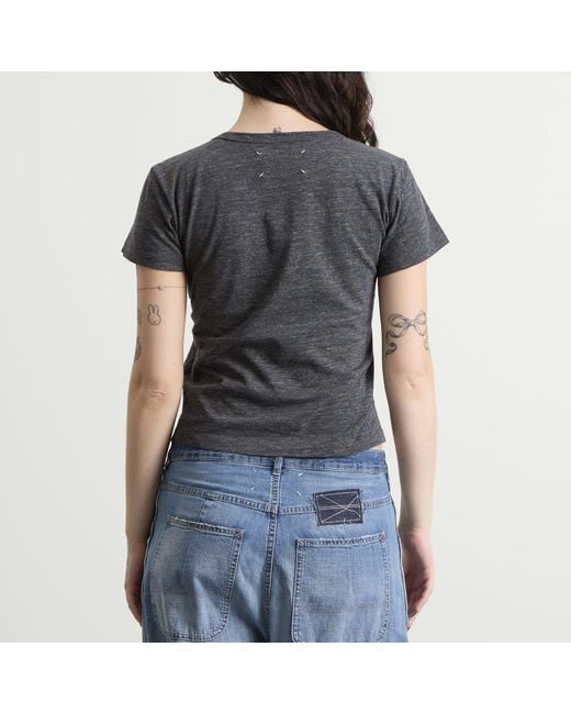 Maison Margiela Black Bird Fitted T-Shirt