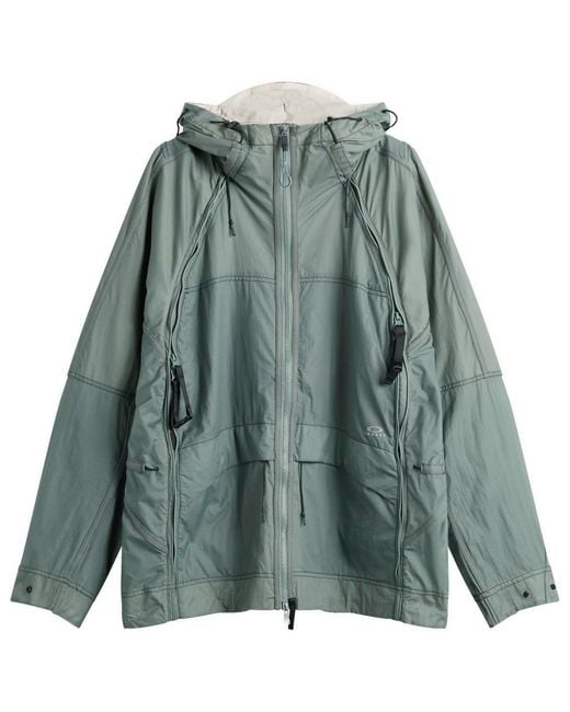 Oakley Green Latitude Veil Flow Jacket for men