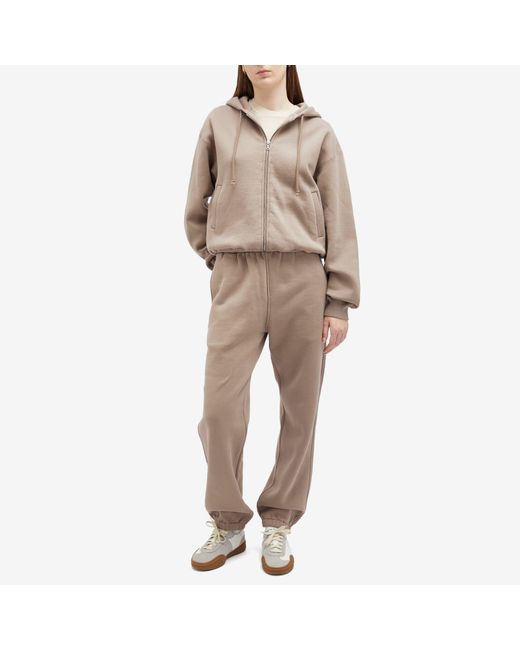 AURALEE Smooth Soft Sweat Zip Parka Jacket in Brown | Lyst AURALEE Smooth Soft Sweat Zip Parka Jacket in Brown | Lyst