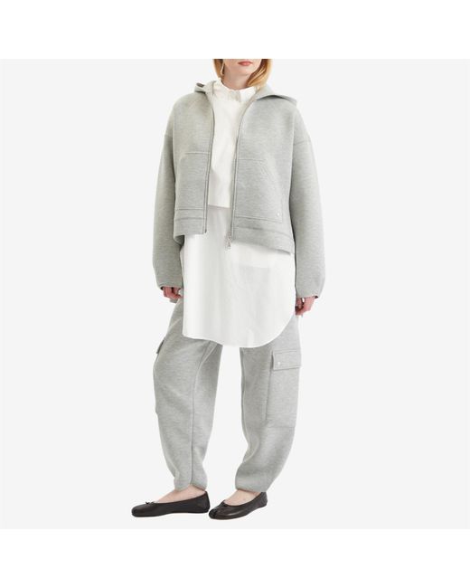 Stel Gray Split Hem Hoodie