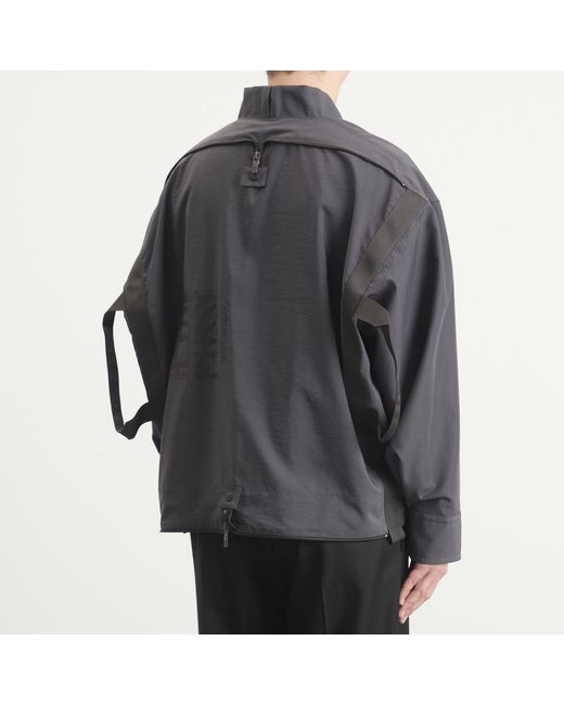 Homme Plissé Issey Miyake Gray Packable Jacket for men