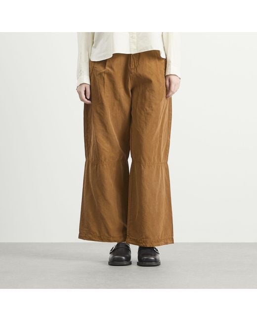 YMC Brown Drop Out Trousers