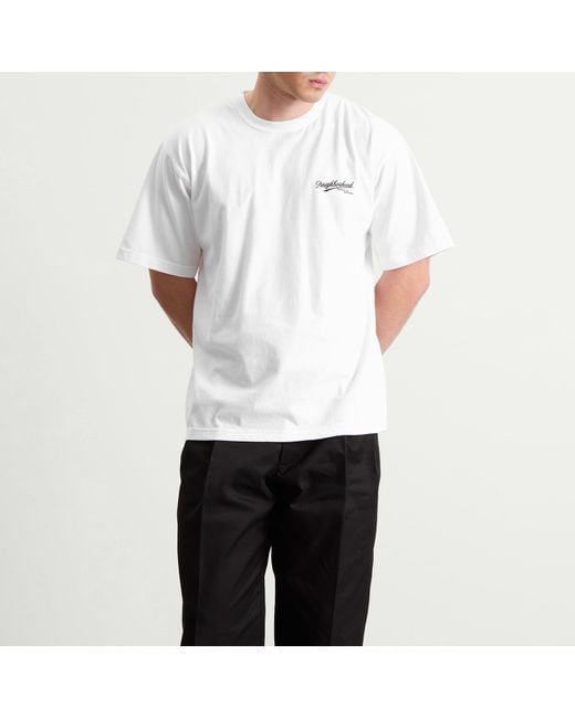 Neighborhood White Ss-8 Cards T-Shirt for men