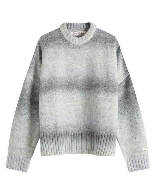 About Blank Gray Ombre Brushed Crewneck Jumper for men