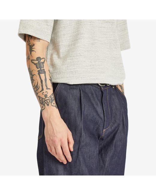 Universal Works Blue Selvedge Denim Duke Pant for men