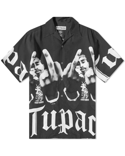 Wacko Maria Tupac Short Sleeve Type 1 Hawaiian Shirt in Black for 