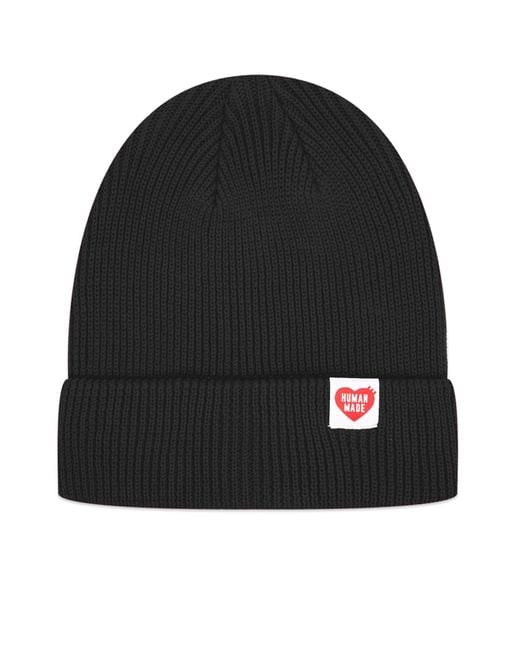 Human Made Black Classic Beanie for men