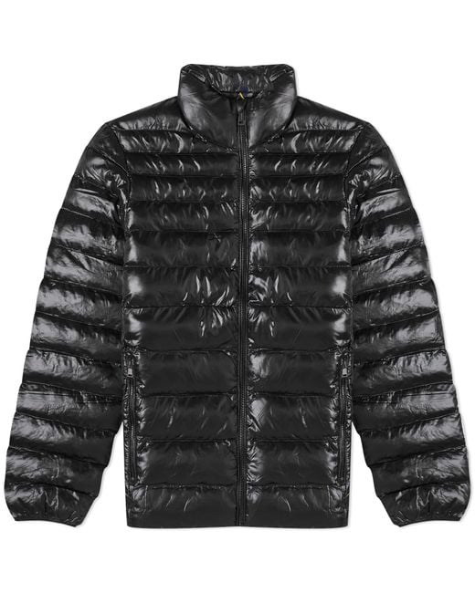 Polo Ralph Lauren Black Terra Chevron Insulated Jacket for men