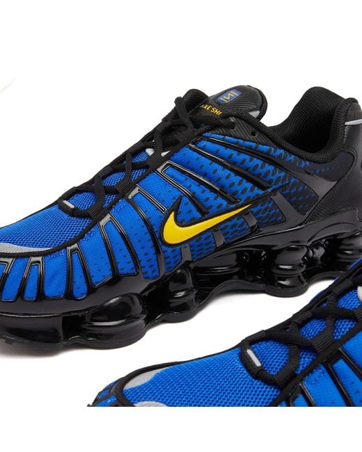 Nike Blue Shox Tl Fb Sneaker for men