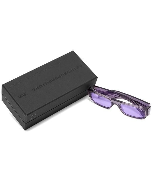 vans sunglasses mens purple