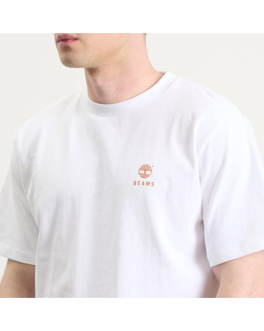 Timberland White X Beams T-Shirt for men