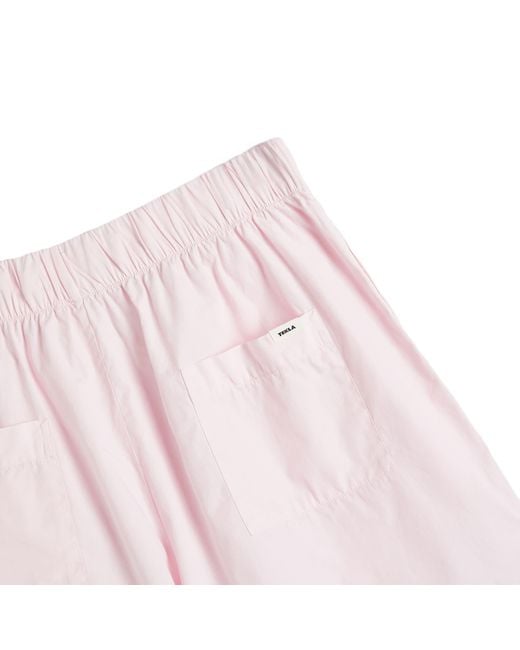 Tekla Pink Sleep Short