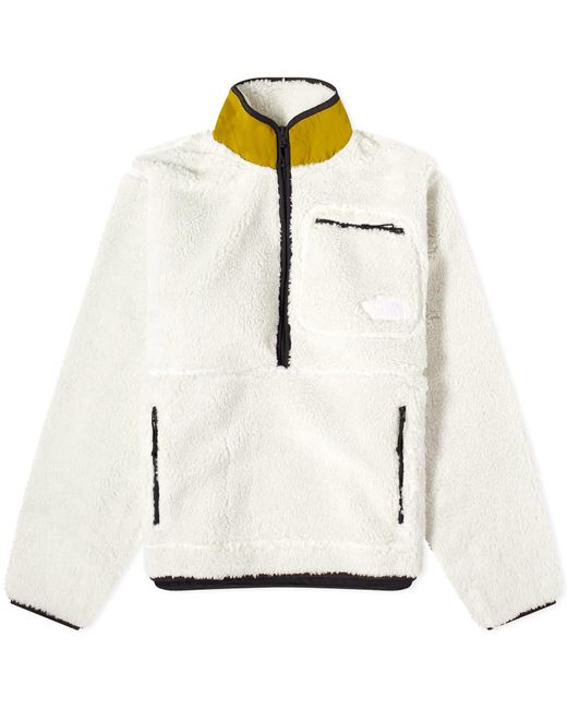 The North Face White Heritage Extreme Pile Pullover for men