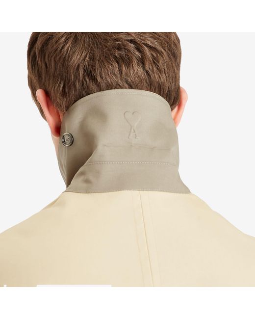 AMI Natural Button Cotton Jacket for men