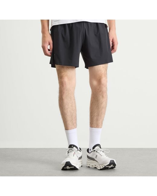 On Shoes Black 5" Performance Shorts for men