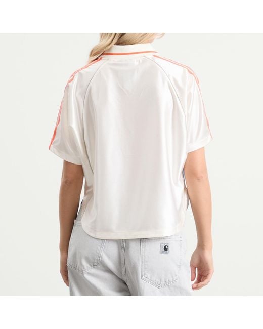 Adidas Blue X Miaou Football Cropped Top