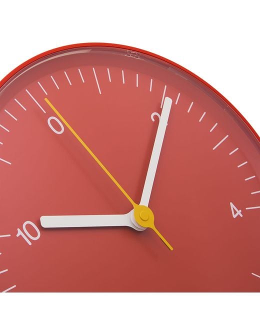 Hay Red Jasper Morrison Wall Clock