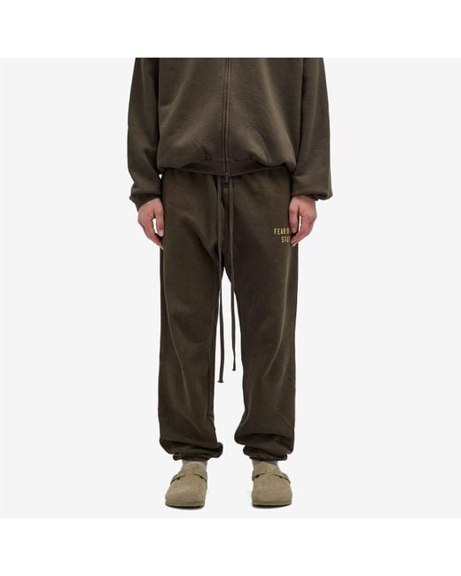 Fear Of God Gray State Heavy Fleece Essential Sweat Pa for men