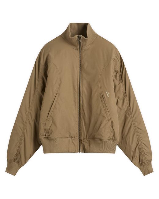 Dime Green Insulated Bomber Jacket for men