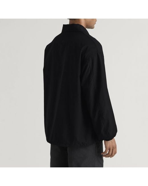 Visvim Black Windfall Coach Jacket for men