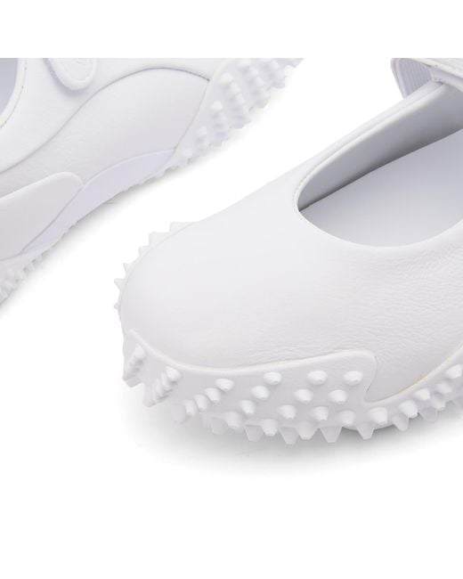 PUMA White Mostro Fey Lth Sneaker