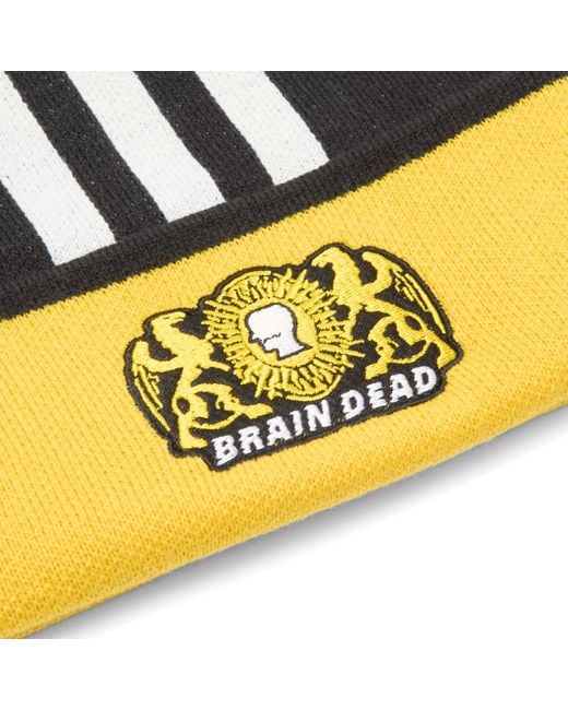 Adidas Black X Brain Dead Beanie for men