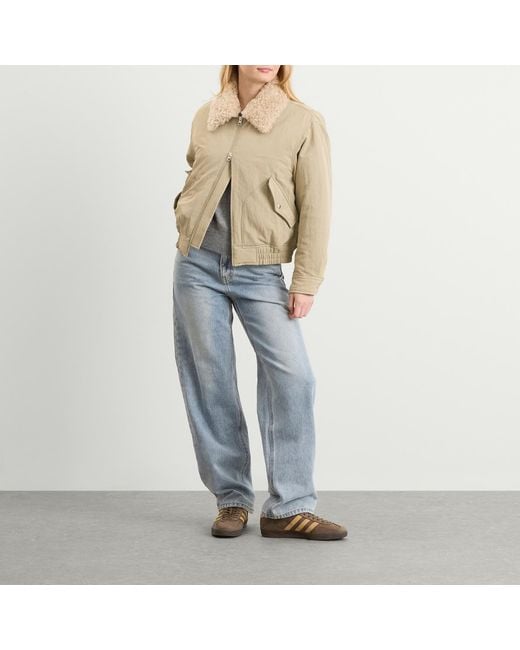 DUNST Natural Padded Minimal Flight Jacket