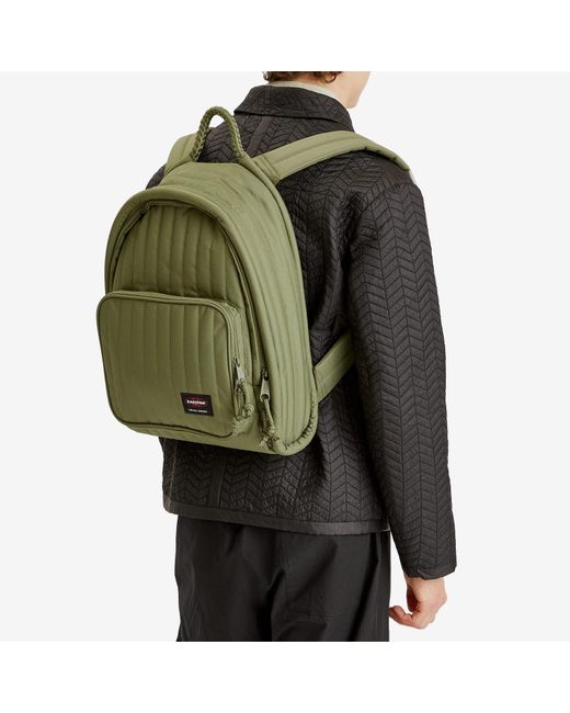 Eastpak Green X Craig Quilted Padded Pak'R Backpack