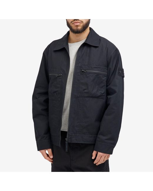 Stone Island Blue Ghost Ventile Shirt Jacket for men