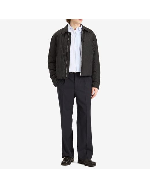 Auralee Blue Super Fine Tropical Wool Slacks for men
