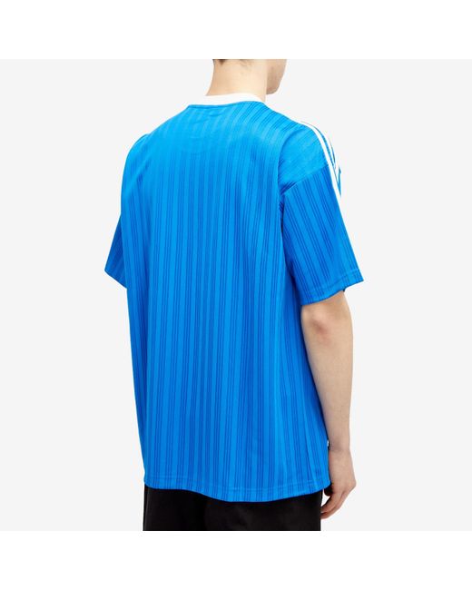 Adidas Blue Adicolor Poly T-Shirt for men