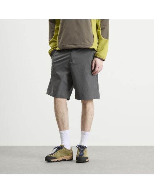 Pas Normal Studios Gray Off-Race Light Tech Shorts for men