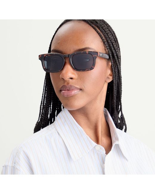 Le Specs Brown Iceberg Sunglasses
