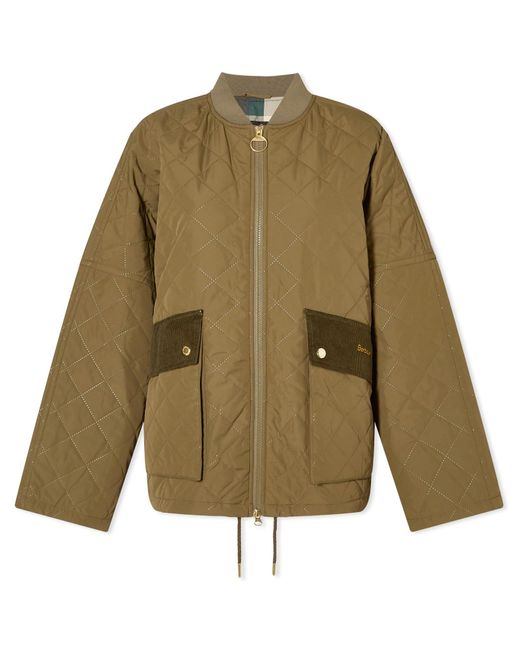 Barbour Green Bowhill Quilt