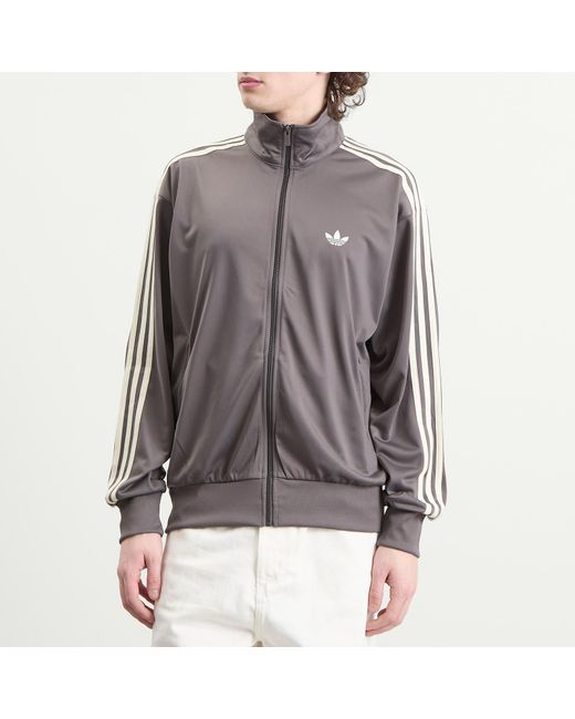 Adidas Gray Firebird Tracktop for men