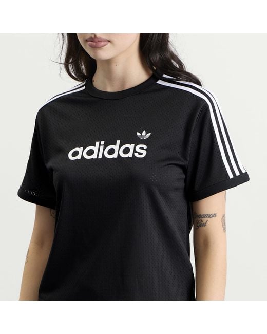 Adidas Black Mesh T-Shirt