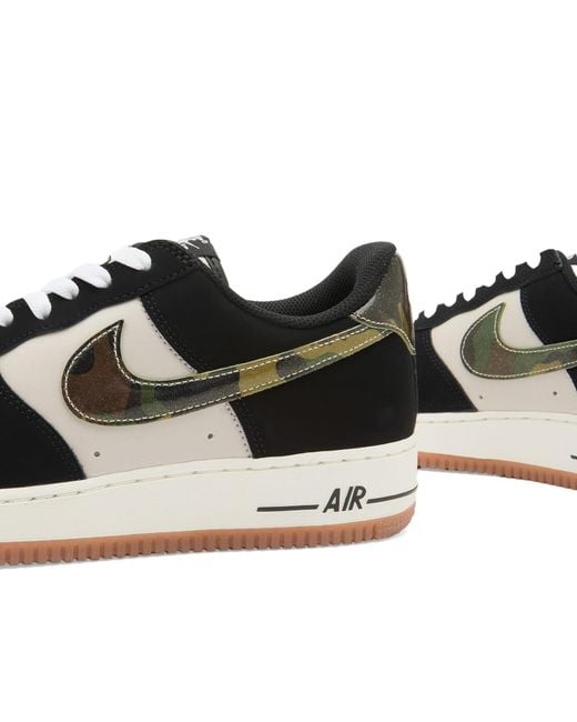 Nike Black Air Force 1 Low Retro Sneaker for men