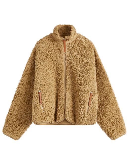 Jil Sander Brown Zip Up Jacket