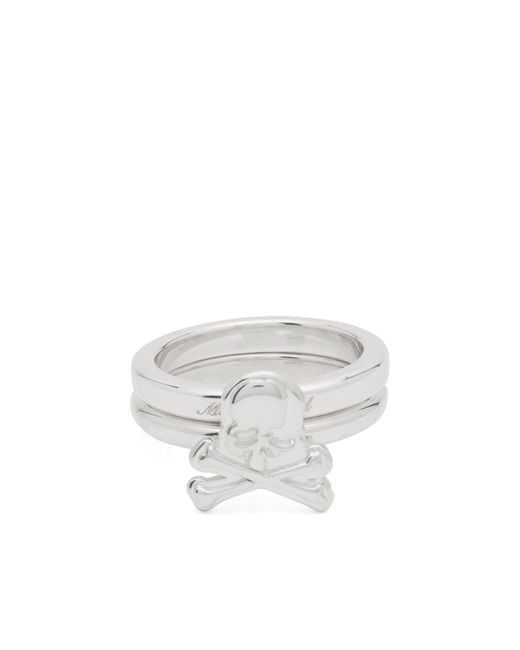 MASTERMIND WORLD White Skull Ring for men