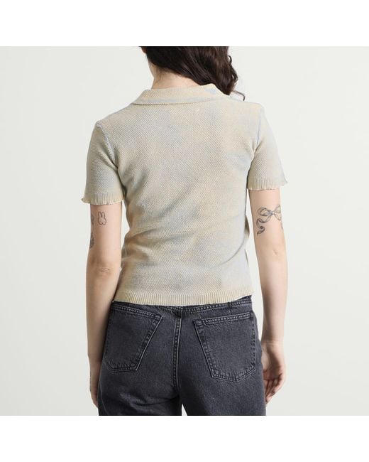Maison Margiela White Stamped Cotton Polo