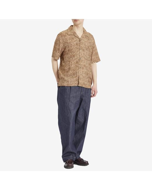ACMH by Magic Castles Natural Marcus James Wave Vacation Shirt for men